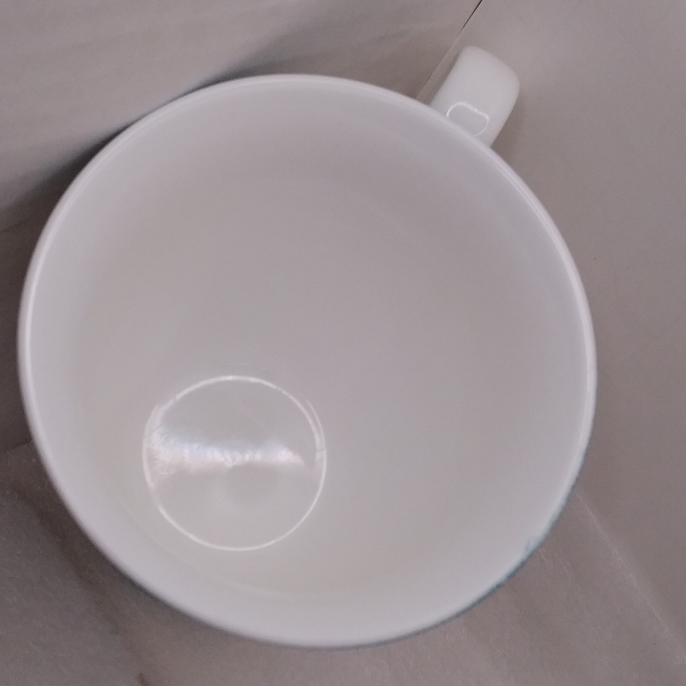 Kent Pottery Rosa Candolleana Elegans MUG White Flowers Pedestal 8 oz Cup - Picture 6 of 11